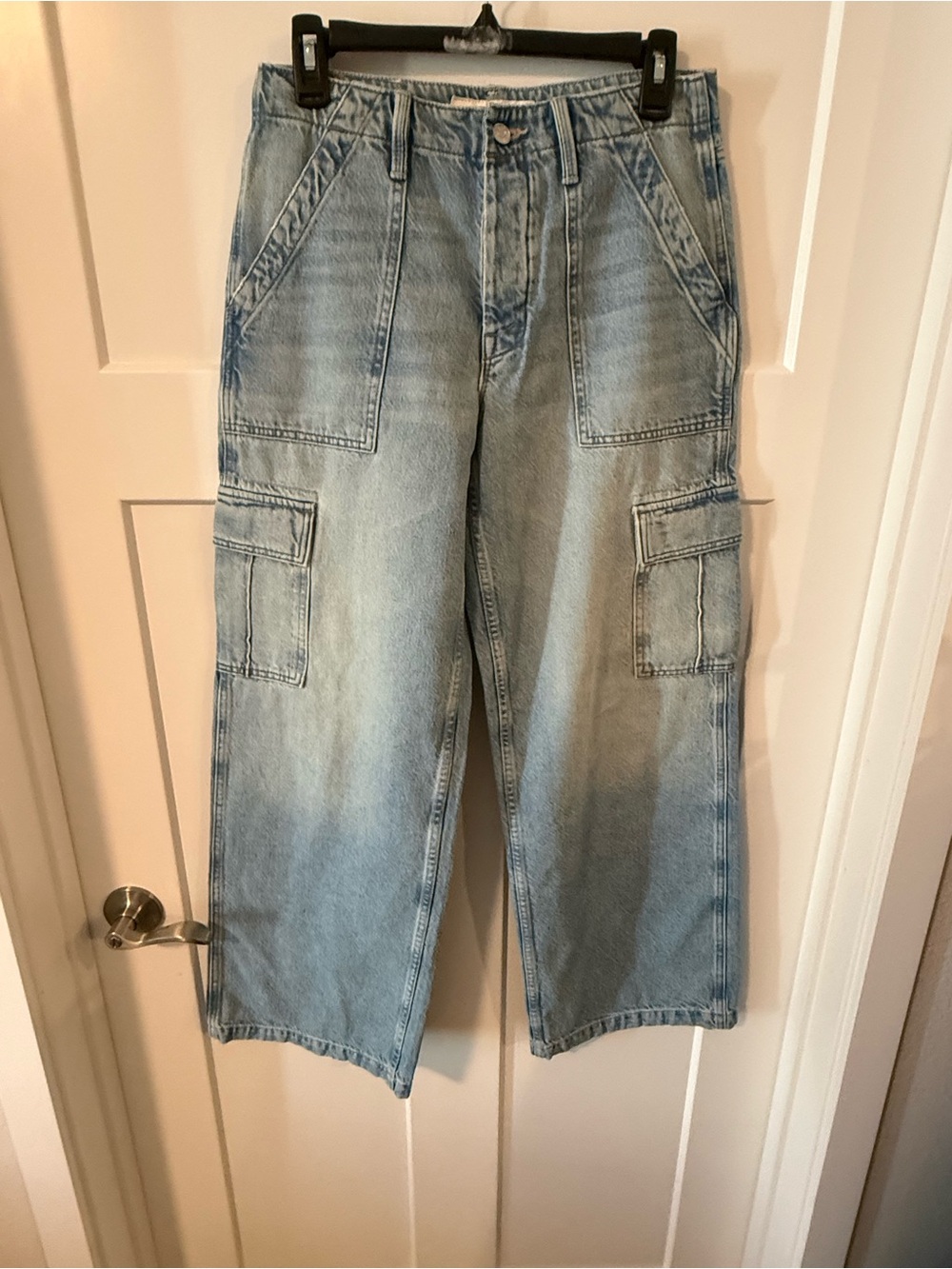 Mother Spinner Cargo Nerdy jeans NWOT size 27 - Picture 2 of 5